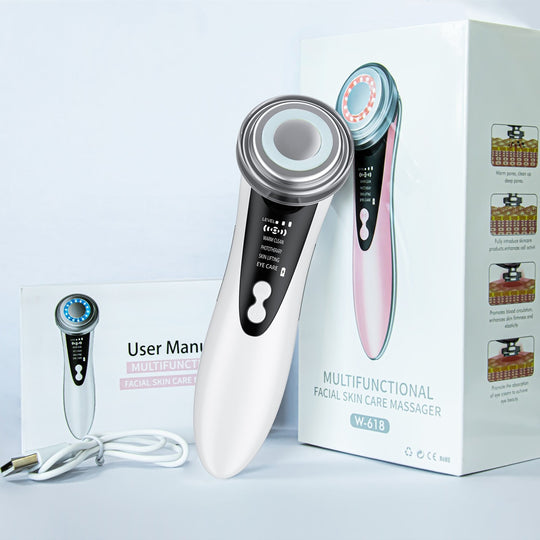 7-in-1 Anti-Aging Light Therapy Facial Massager