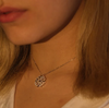 Lucky Clover Heart Necklace